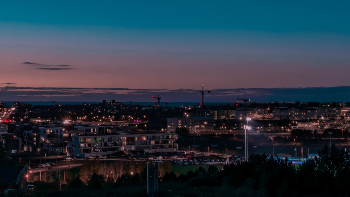 Perlan, Ausblick auf Reykjavík